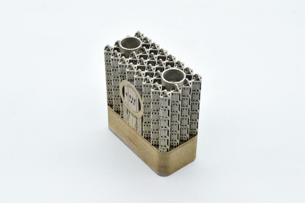 Peça em Aço inoxidável (1.4404/316L) impressão 3D metal