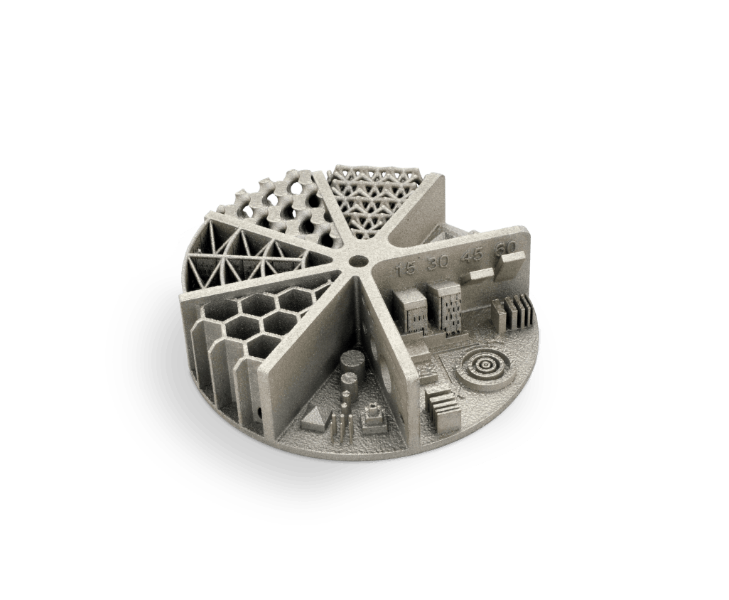 Peça metálica impressão 3D metal