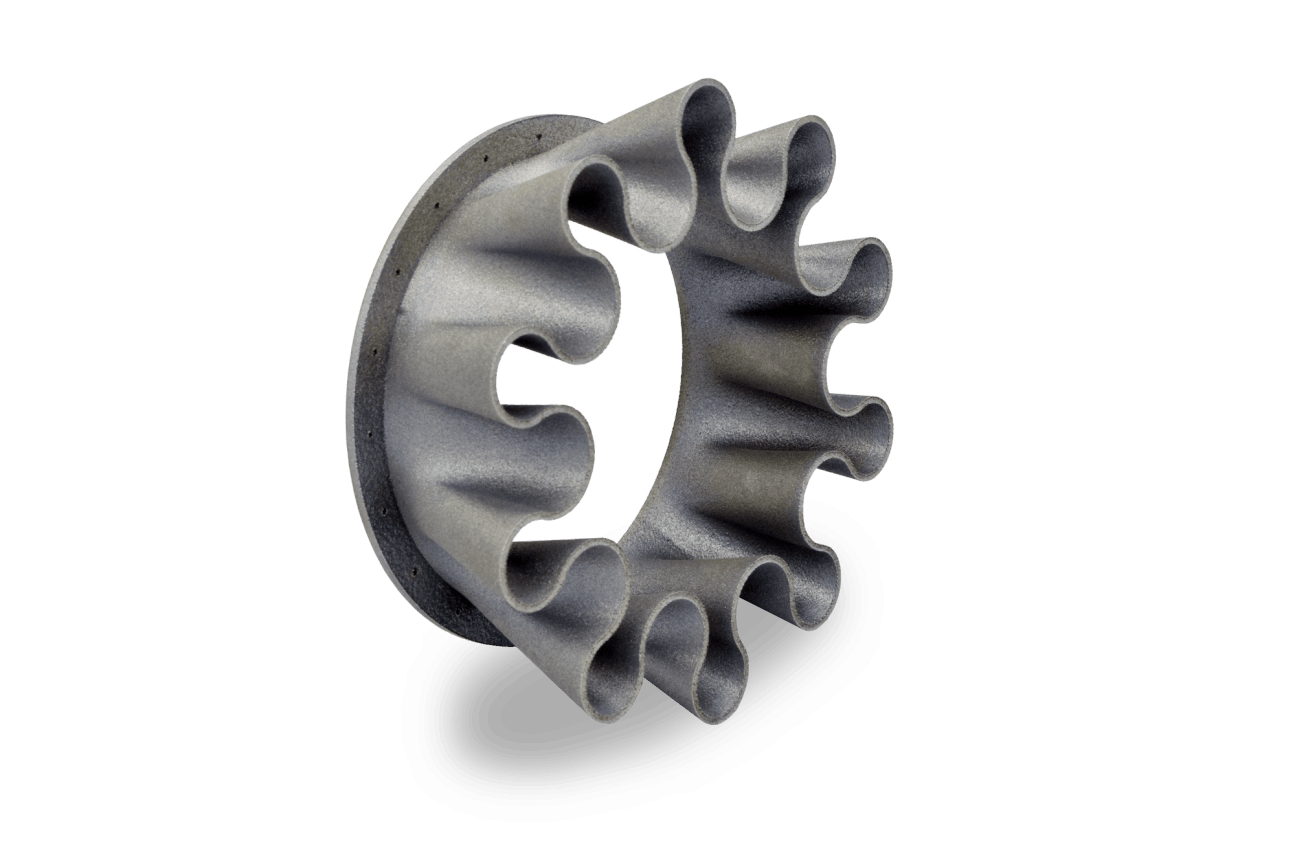Peça em metal SLM impressão 3D metálica
