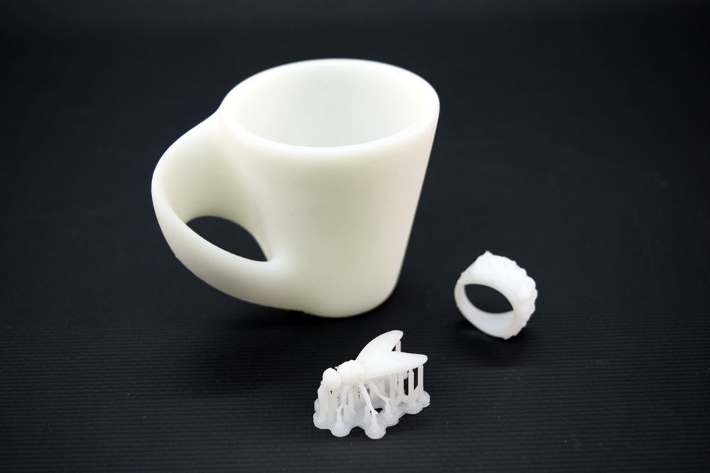Rigid 4000 resin part in Stereolithography (SLA)​ 3D printing
